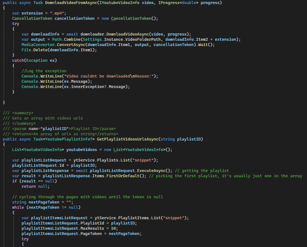 Výstřižek z kódu jako pozadí